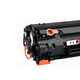 京呈CB436A硒鼓适用惠普p1505n M1120 1550粉盒M1522nf CB412A激光打印机 【10000页】2500页易加粉黑色硒鼓*4支