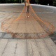St. Ruian's old-fashioned hand-thrown traditional hand-thrown net tire line catching fishing net rotating net throwing net tire line-lead pendant 1 finger diameter 5.8 meters