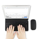 AJIUYU Bluetooth keyboard is suitable for tablet computer wireless Bluetooth keyboard is suitable for Apple iPad Onda Kubi Rubi Cube Taiwan Dianchi is universal Black [Bluetooth keyboard + Bluetooth mouse] Support bracket Samsung tablet keyboard wireless Samsung Tab S6/S6 Lite/S5e/S4