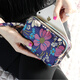 SHU GUO ER Clutch Fabric Long Women's Wallet Canvas Three-Layer Zipper Coin Purse Bicycle #C221