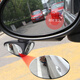 Digalen Car delantero y trasero trasero espejo espejo espejo trasero espejo pequeño espejo redondo pequeño de 360 grados ilimitado ultra definición ajustable reflexión auxiliar de reflexión auxiliaria-black-black-black-black