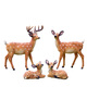 Hongri Guanghui courtyard outdoor garden forest animal decorations resin fiberglass simulated sika deer sculpture ornaments No. 1 deer pair