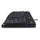 Logitech MK120 (MK121P) wired keyboard and mouse set USB port computer laptop business office keyboard and mouse set MK120 black