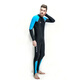 Yingfa (yingfa) full body one-piece long-sleeved sunshade suit, waterproof mother suit, swim suit, wet suit, men's jellyfish suit, lake blue L