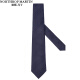 North Martin Silk Tie Men's Formal Business Workplace Daily Handmade 7.5cm Gift Box Dark Blue