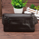 CHEER SOUL/Xizhixiu long sports waist bag coupon wallet crossbody bag casual men's cowhide multi-function bag 5012 coffee color