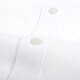 Menuobai Chemise française à manches longues pour hommes, coupe ajustée, sans repassage, boutons de manchette, robe d'affaires formelle, robe de marié de mariage, chemise blanche 39 yards (115-130Jin Jin équivaut à 0,5 kg)