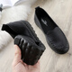 Han Xuefei (HanxueFeizi) Frühlings- und Herbst-Mutter-Schuhe Single Schuhe Lederschuhe Weiche Sohle bequem
