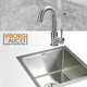 Viborg Yubao Precisión Free de acero inoxidable 304 Cocina de grifo caliente y caliente Zhongdao Cuenca de lavado de cuencas de vegetales pequeños KS-B826B