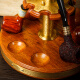 
LUBINSKI Rubinsky pipe holder pineapple lattice + copper pattern 8 packs rotatable 8 packs 12004