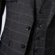 Haipaihaoyu Suit Men Gentleman Slim Business Formal Wear Traje gris oscuro Entrevista de traje profesional Vestido de novia 9911 Dark Grey 4xl (190)