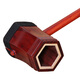FLOFAIR Ethnic Orchestral Small Leaf Rosewood Opera Beginner Fans Stills Beijing Erhu Ethnic Instrument Peking Opera Performance Xipi Xipi