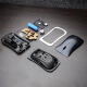 INPHIC PM9 mouse wireless mouse office mouse silent mouse charging mouse aluminum alloy frame ultra-thin portable 2.4G dark blue black
