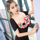 Desire Temptation Sexy Underwear Women's Temptation Open-Fit Breasts Showing Suit Sexy Role Playing Secretary OL Onesie