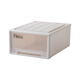 TENMA Japan imported drawer storage box wardrobe clothes sorting box storage box storage box stackable combination cabinet F3923 khaki (39*53*23cm) single package (original imported from Japan)