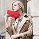 
Banyannu new women's wallet women's long real leather wallet large capacity versatile hand grab bag three-fold trendy women's wallet wine red-proof brush