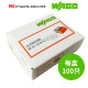 WAGO Wanke terminal block 2273 series 2.5 square hard wire connector wire quick connector parallel line splitter artifact 2273-203 (three holes) 1 piece