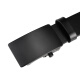 Niu Dangjia Men's Belt Automatic Buckle First-layer Cowhide Belt Men's Scalp Trouser Belt 7198 Elegant Black 110cm