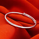 Yuan Shengfu's new PT950 premium push-pull glossy platinum bracelet, women's thick platinum bracelet with adjustable mouth, 24.52 grams (solid)