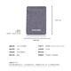 Vanlord men's card holder ultra-thin simple compact card holder mini handmade Korean denim card holder blue