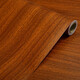 Fiber non-woven thickened wood grain stickers waterproof self-adhesive self-adhesive furniture renovation stickers color-changing Chinese brown imitation wood stickers Merbau wood 3 meters long * 0.4 meters wide