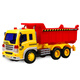 Literary large inertial engineering vehicle set dump truck boy toy beach truck truck model children's toy car medium dump truck green