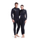 DIVE&SAIL 5mm thick wetsuit warm swimsuit mercerized cloth lining one-piece long-sleeved warm wetsuit 4132 men's S