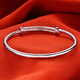 Yuan Shengfu's new PT950 premium push-pull glossy platinum bracelet, women's thick platinum bracelet with adjustable mouth, 24.52 grams (solid)