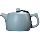 Xiangye Ru kiln teapot ceramic kung fu tea set well railing pot Ru porcelain set large filter household tea set can be opened and raised well railing pot 260ml