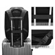 Nigel backpack men's business backpack large capacity business travel bag fashionable computer bag 15.6 inches elegant black upgraded version (classic business)