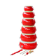 Yuma (YU MA) Cowhide Drum Children's Small Drum Big Drum Hall Drum Gongs Musical Instrument Drum War Drum Children's Drum Beating Toys 14-inch Drum 46cm*24cm (for adults)
