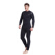 DIVE&SAIL 5mm thick wetsuit warm swimsuit mercerized cloth lining one-piece long-sleeved warm wetsuit 4132 men's S