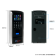 Yikato F8 card swipe fingerprint access control machine fingerprint access control system faceless swipe card password access control machine ID card password access control set: Set 2: F8 host + double electric plug lock accessories