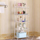 
Worm-style bathroom storage rack Floor-standing bathroom washbasin rack Toilet and kitchen storage rack Layer rack z675 Z674-4 floor white