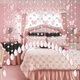 Xiangshangge crystal bead curtain butterfly hole-free partition porch aisle toilet toilet balcony living room bedroom door curtain hanging curtain 25 arc shapes