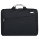 
LeXON shoulder bag men's business laptop 16-inch computer bag casual thin handbag briefcase briefcase black-LN1049N3 medium bag 13.3 inches