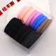 AiChoice Seamless Rubber Band Korean Durable Hair Rope High Elasticity Hair Rope Women's Hair Tie Black Hair Accessories 2cm Widened Black 10 Straps in a Box