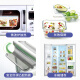 GlassLock Südkorea importiertem Temperaturglas Frischwahrnehmungsbox Lunchbox Mikrowellenofen Set Lunchbox Lebensmittel Aufbewahrungsbox Rechteckige 400 ml + rechteckiger 695 ml + Beutel