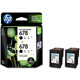 HP Original 678 Tintenpatrone Schwarze Farbe 3548 2648 2548 4648 1518 4518 Drucker All-in-One 678 (schwarz + schwarz) Set 480 Seiten + 480 Seiten
