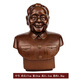 Deyoutang Bronze Statue of Chairman Xiaoping Sculpture Ornaments Home Living Room Office Desktop Bust of the Great Man Deng Gong Medium-sized Copper Color