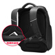 Nigel backpack men's business backpack large capacity business travel bag fashionable computer bag 15.6 inches elegant black upgraded version (classic business)