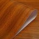 Fiber non-woven thickened wood grain stickers waterproof self-adhesive self-adhesive furniture renovation stickers color-changing Chinese brown imitation wood stickers Merbau wood 3 meters long * 0.4 meters wide