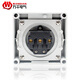Guangqian Outdoor Outdoor Open montierte wasserdichte Steckdose, regenfeste Fünf-Loch-Steckdose, 10A-Plug-in-Board, Einfügungslinie, Open-Air, Kurzzeitblaseninvasion, Fünf-Leitung
