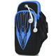 Happy Heart for Yourself Arm Mobile Phone Bag Running Sports Arm Bag Men and Women Outdoor Morning Running Equipment Arm Arm Mobile Phone Bag Arm Cover Walking Wrist Bag Night Running Marathon Cycling Sweatproof Armband Charming Blue Large Size Mobile Phones Below 6.9 Inches
