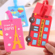FirstTravel travel luggage tag creative business travel supplies luggage tag tag label box tag luggage check tag red bus