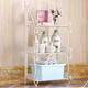 
Worm-style bathroom storage rack Floor-standing bathroom washbasin rack Toilet and kitchen storage rack Layer rack z675 Z674-4 floor white