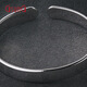 GsunG platinum PT999 men's fully solid glossy textureless opening adjustable platinum bracelet PSL040 needs to be customized priced by the gram