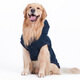 Chukchi (Chukchi) Gran ropa para perros Border Collar Border Retriever Medium y gran perro Ropa de invierno Cazón de algodón Caballo Caballo Chalecería Piernas con capucha Festive Blue oscuro No. 36 Circune de cuello 68 cm * Circanferencia de busto 96cm * Longitud de la espalda 75cm