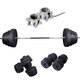 LN KANO home barbell set weightlifting men's fitness equipment adjustable bench press arm muscle chest muscle environmentally friendly rubber-coated barbell 45KG bar dumbbell combination
