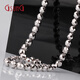GsunGGSUNG pt950 platinum multi-faceted bead necklace for men and women, platinum laser bead necklace, needs to be customized. Customization of about 60 grams is priced by the gram.